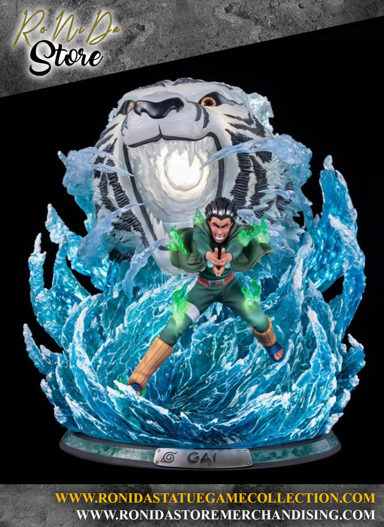 Tsume Studio Might Guy Naruto1/8 Resin Statue