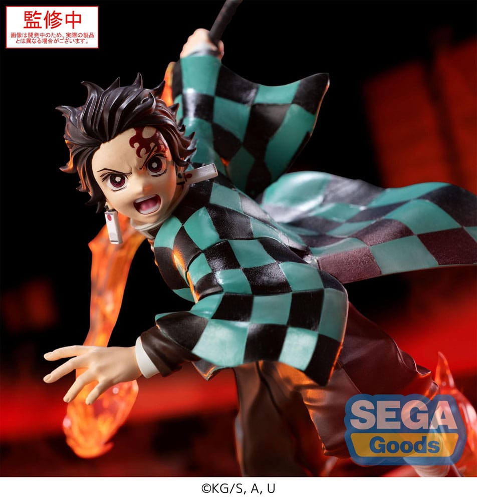 Demon Slayer:  Tanjiro Kamado Kimetsu no Yaiba Xross Link Anime PVC Statue