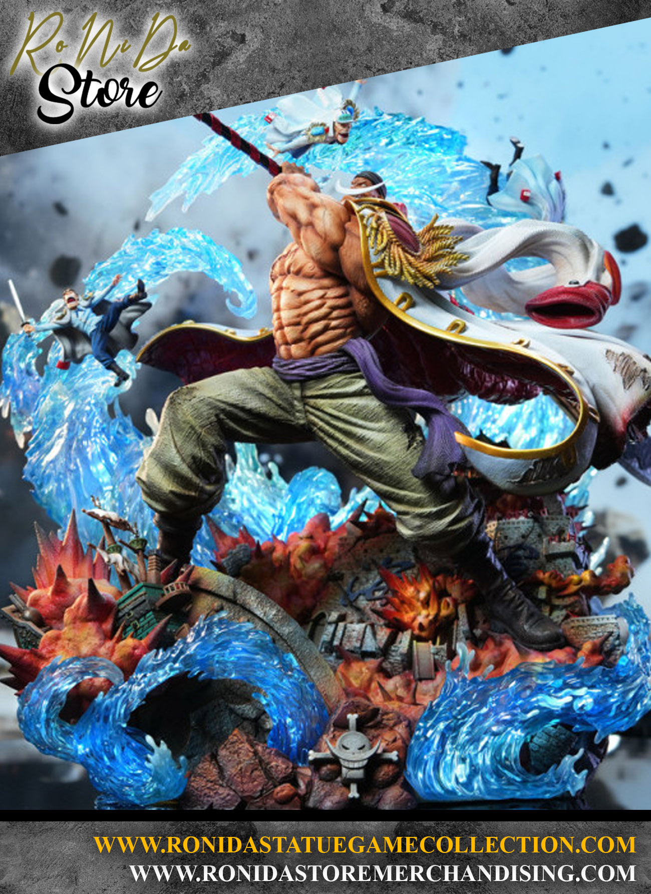 ORIG Studio Edward Newgate WhiteBeard One Piece - Resin Statue