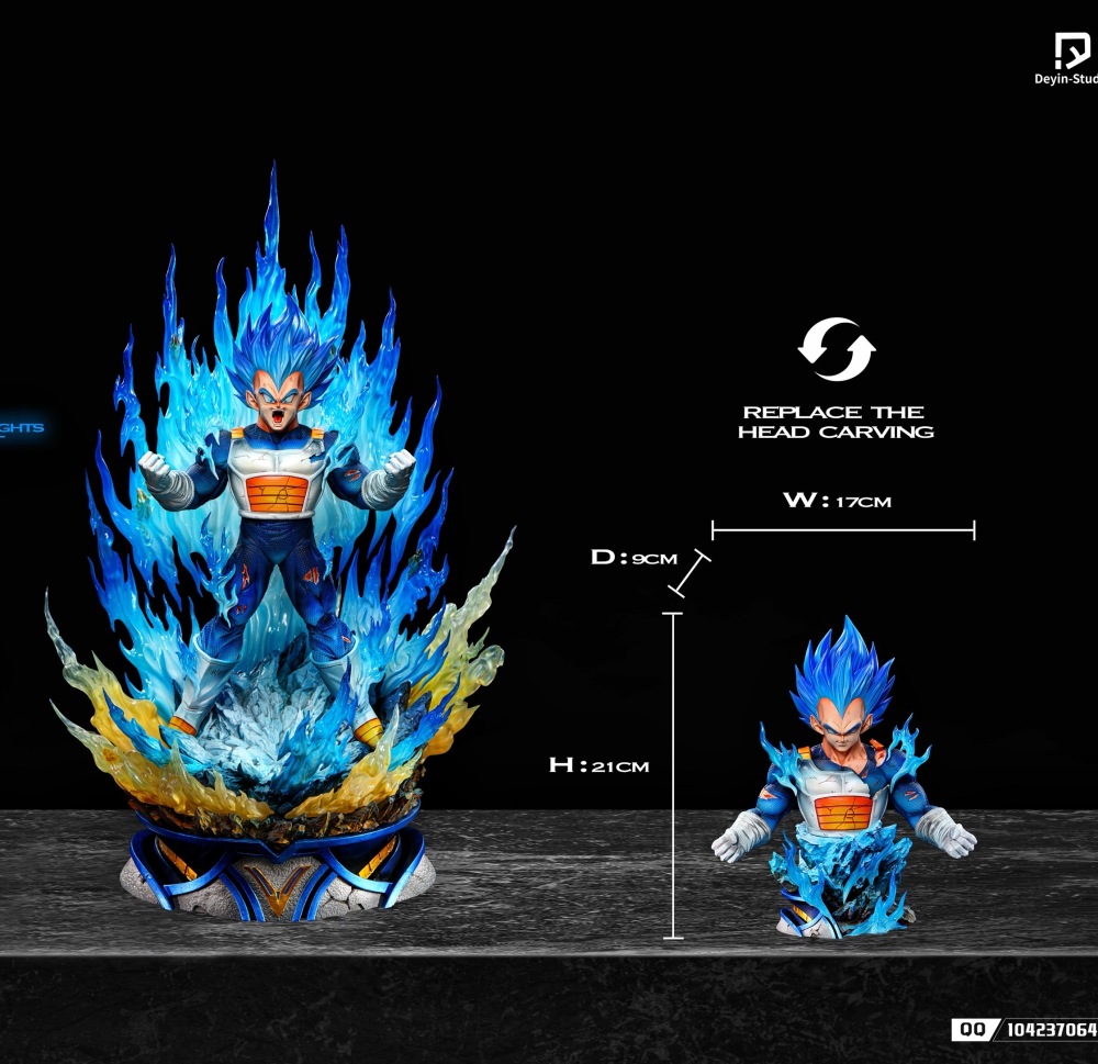 Deyin Studio Super Saiyan Blue Vegeta Dragon Ball 1:6 / 1:4 - Resin Statue