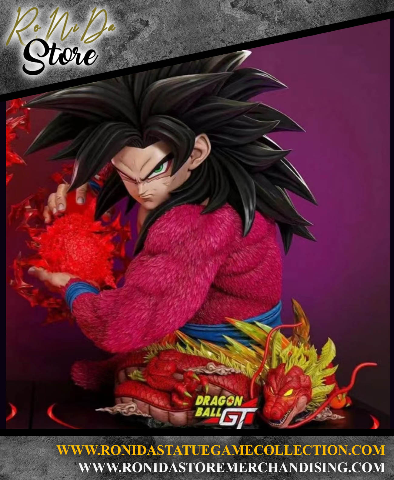 KD Collectibles - Goku SS4 Dragon Ball GT - 1/1 Bust