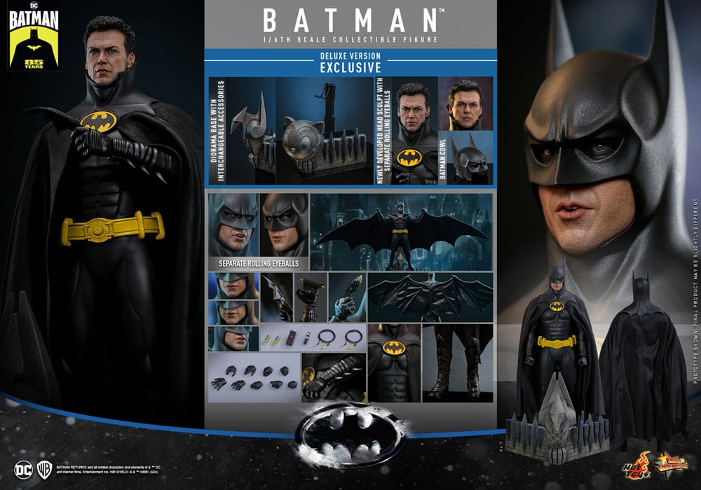 Hot Toys Batman Returns Movie Masterpiece Action Figure 1/6 (Deluxe Version)