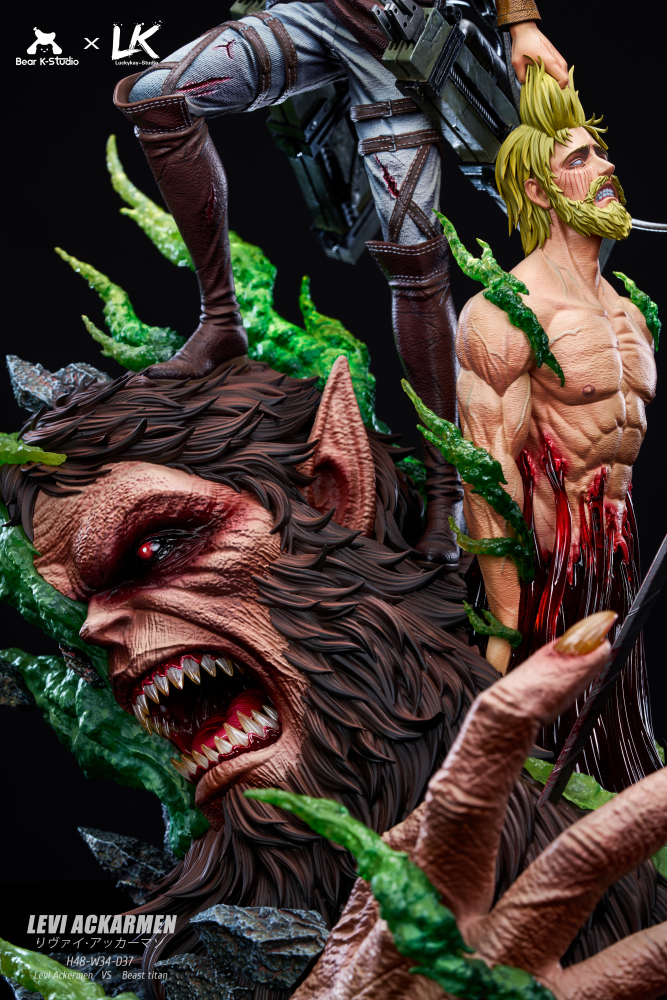 BK Studio X LK Studio Levi Ackerman - Attack on Titan - Resin Statue