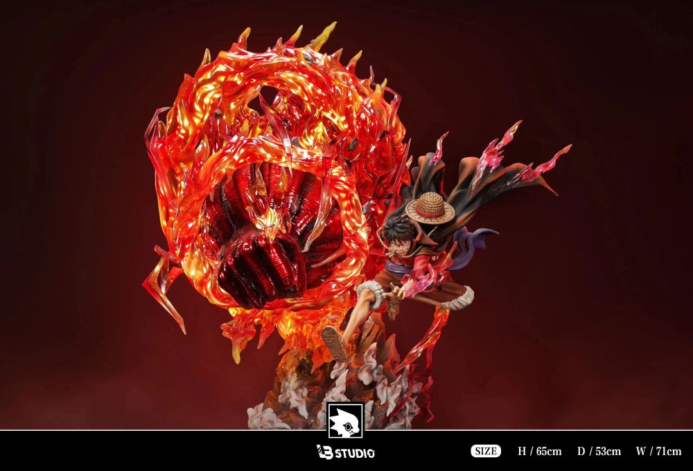 LB Studio Monkey D. Luffy One Piece Three Brothers #2 Resin Statue