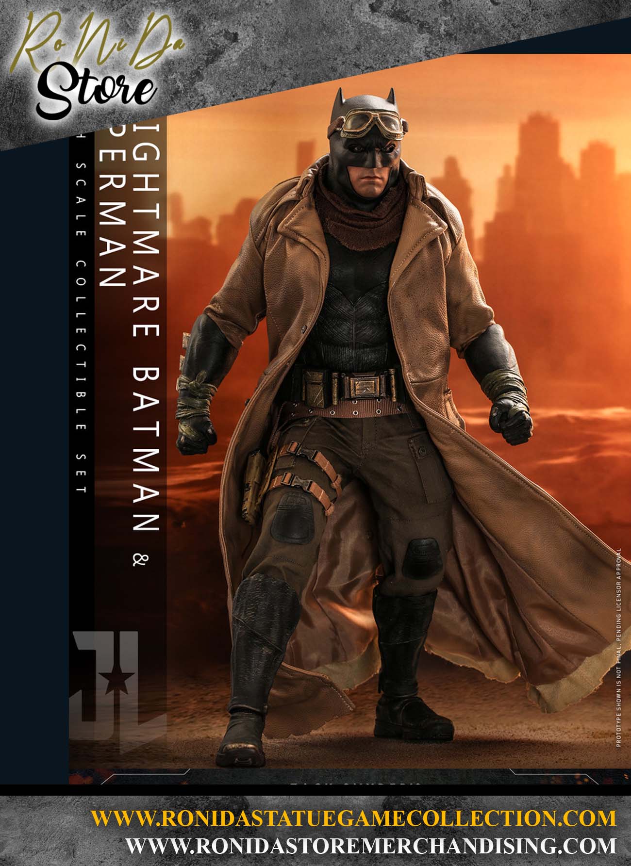 Hot Toys Knightmare Batman and Superman Zack Snyder's Justice League TMS038 Action Figure