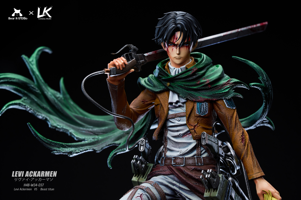 BK Studio X LK Studio Levi Ackerman - Attack on Titan - Resin Statue