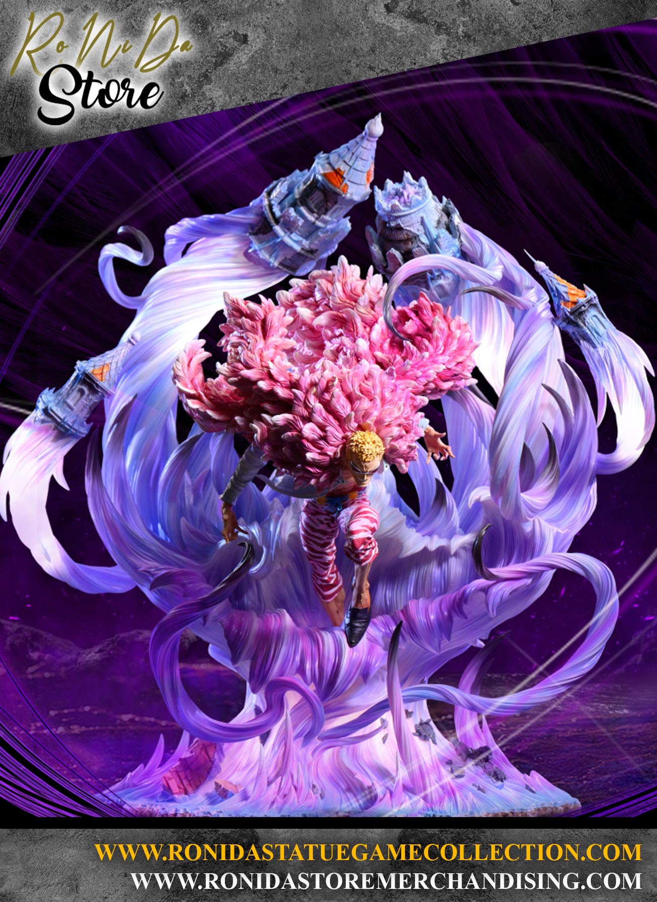 Last Sleep Donquixote Doflamingo One Piece Resin Statue