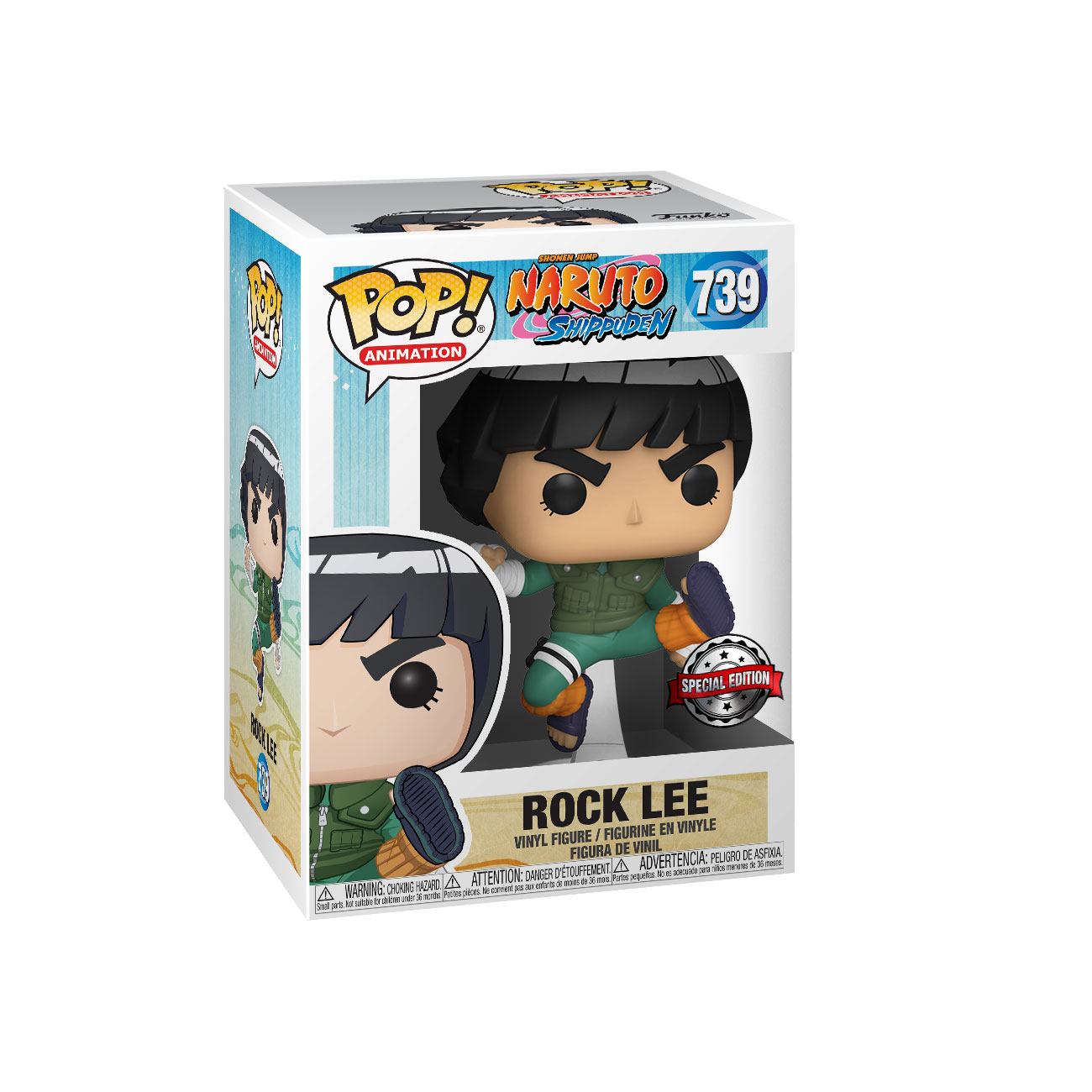 Naruto Funko POP! Rock Lee Animation Vinyl Figure 739