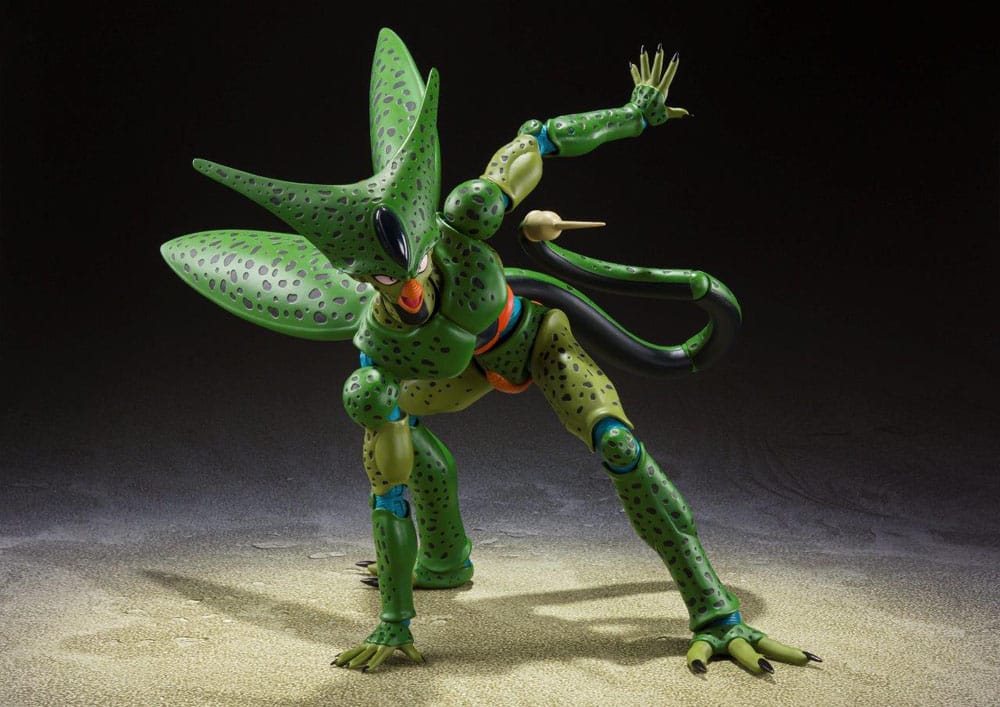 Bandai Dragonball Z S.H. Figuarts Cell First Form Reissue Action Figure  17 cm