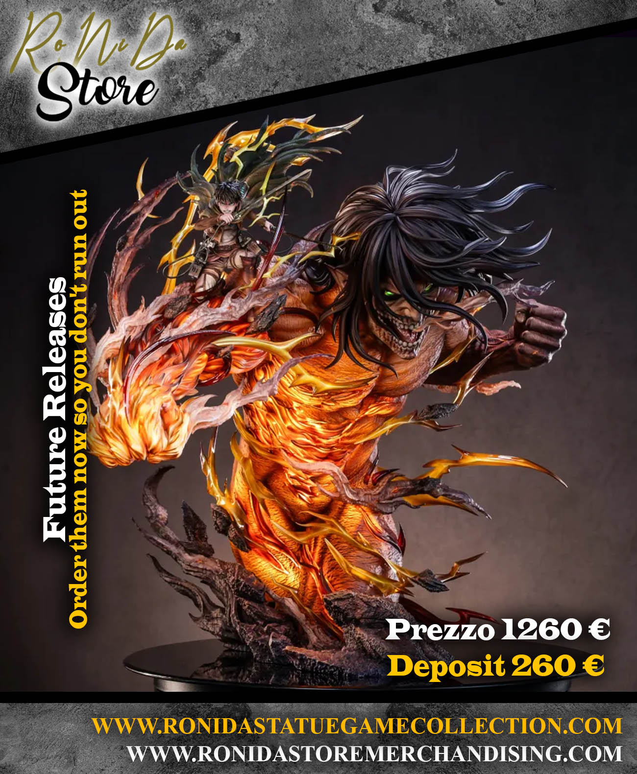 Hertz Studio - Erem Attack on Titan - Resin Statue 1:6 