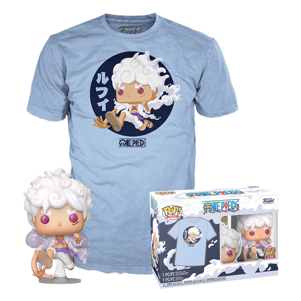 One Piece Funko POP! & Tee Box Luffy Fifth Gear T-shirts One Piece