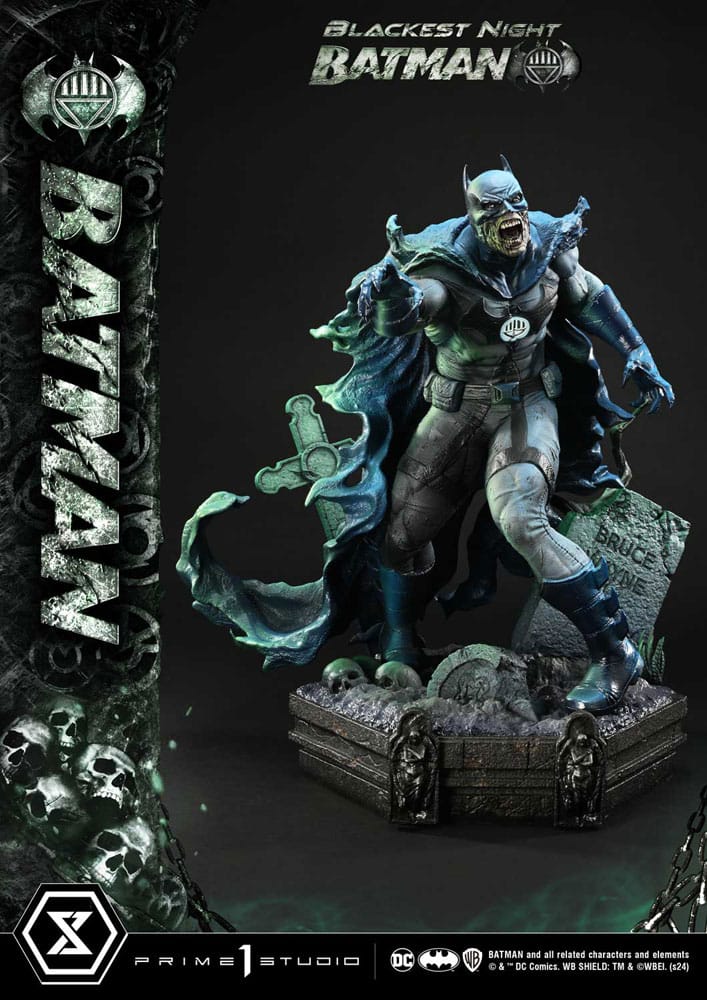 Prime 1 Studio Batman Blackest Premium Masterline Series Statue Batman  Night Version