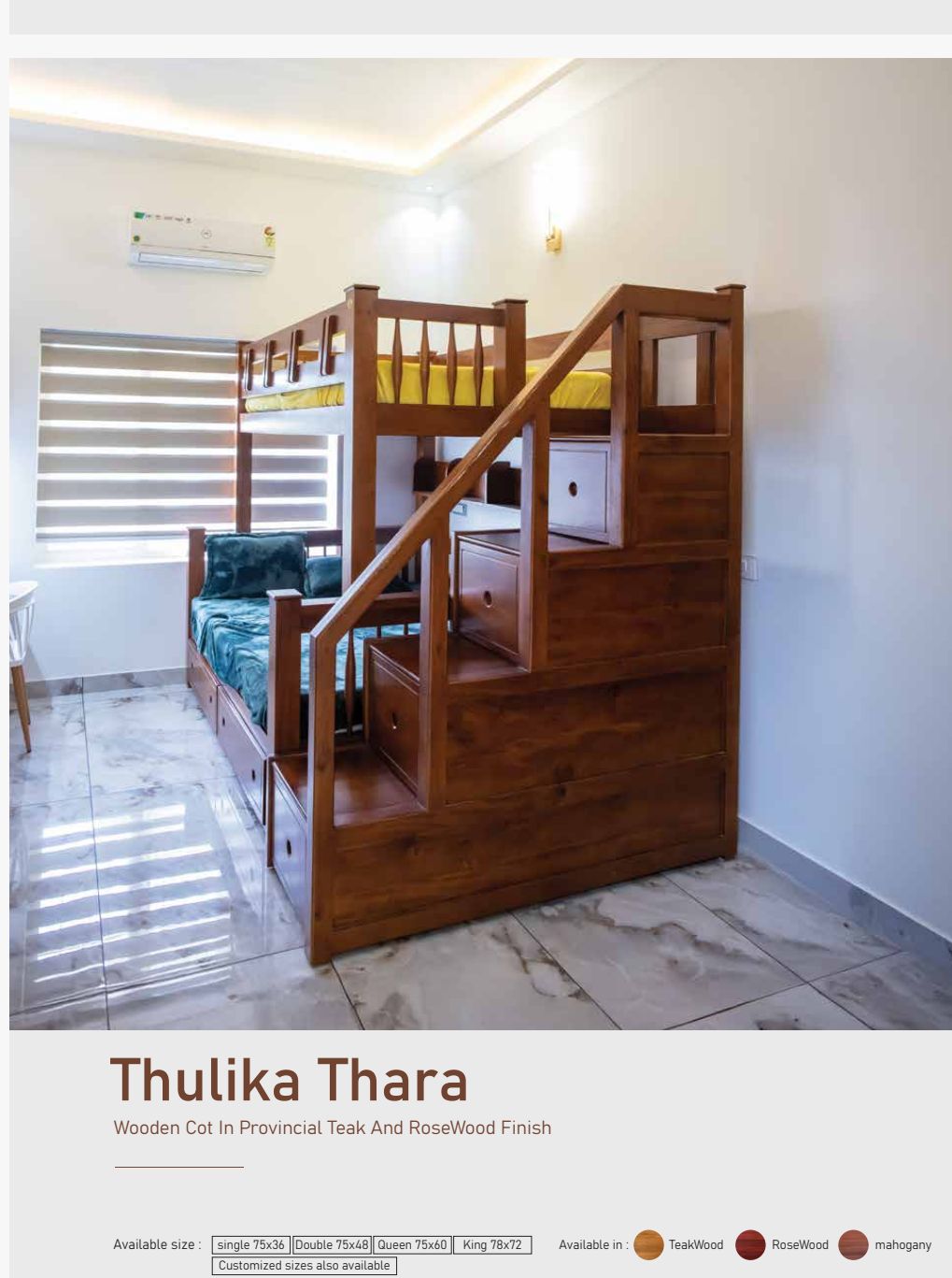 Wooden Bed