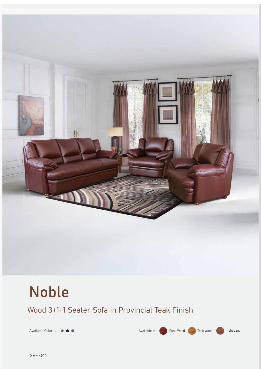 3+1+1 Seater Sofa Set