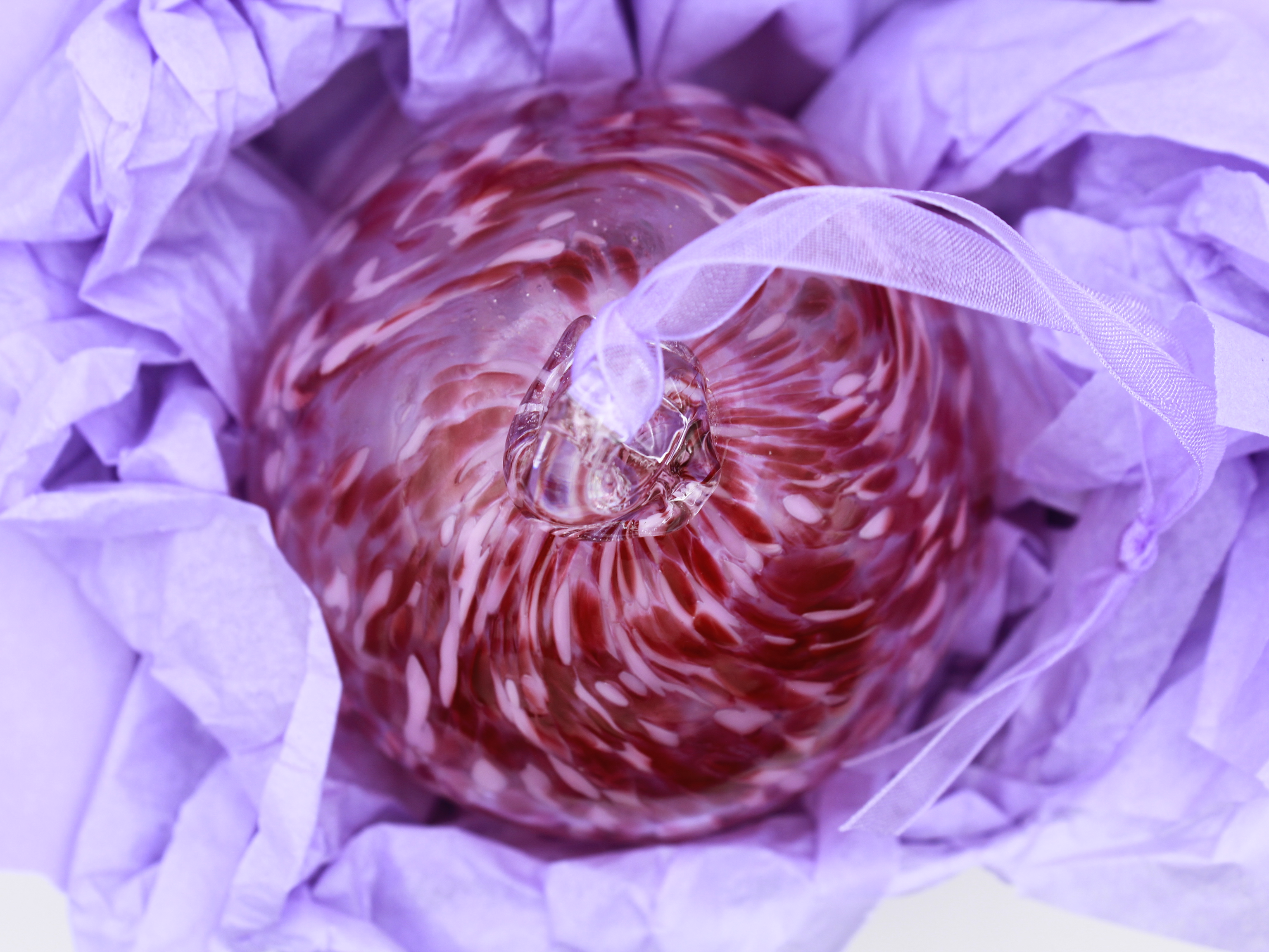 Pink Glass Bauble