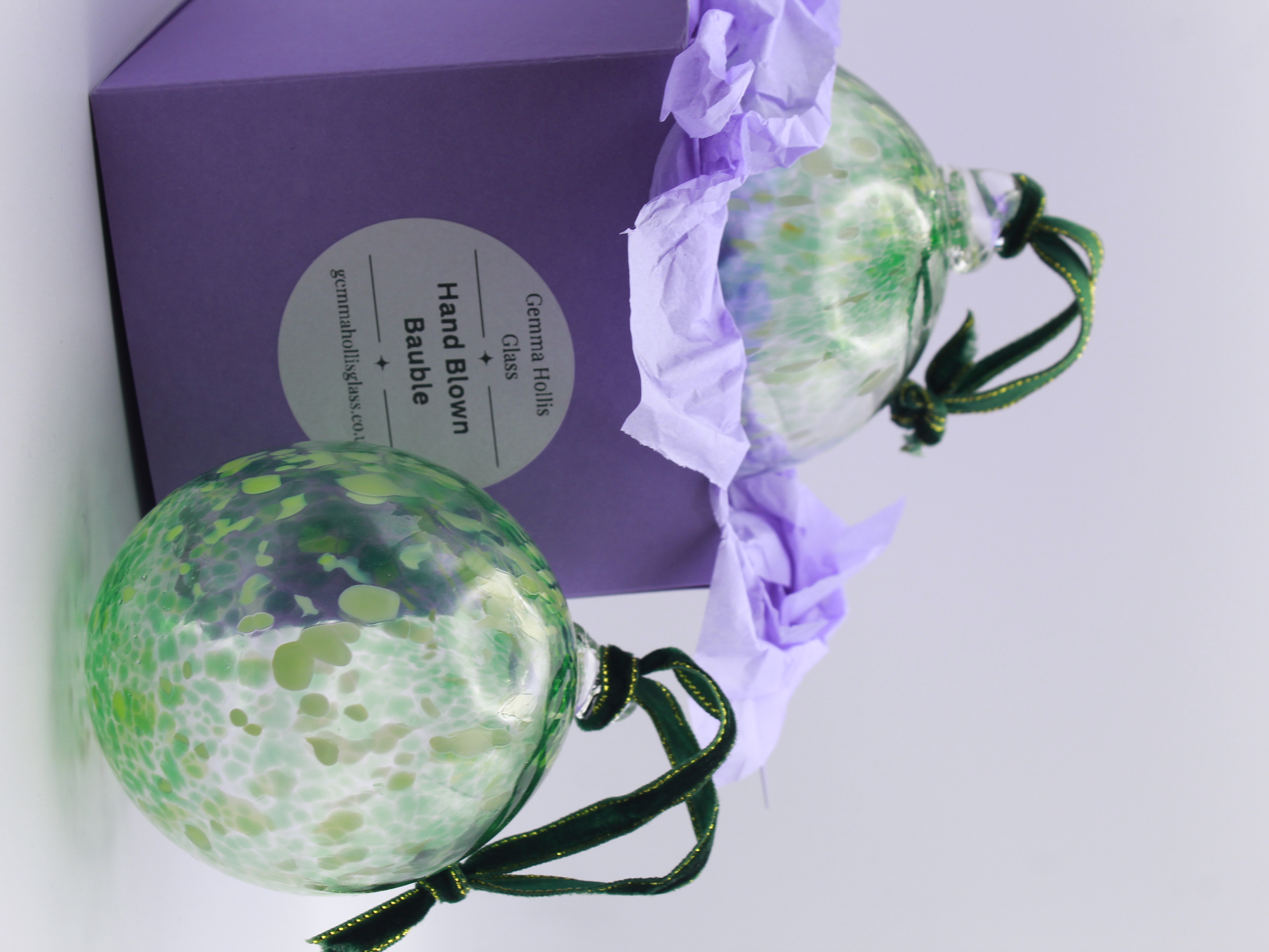 Green Glass Bauble