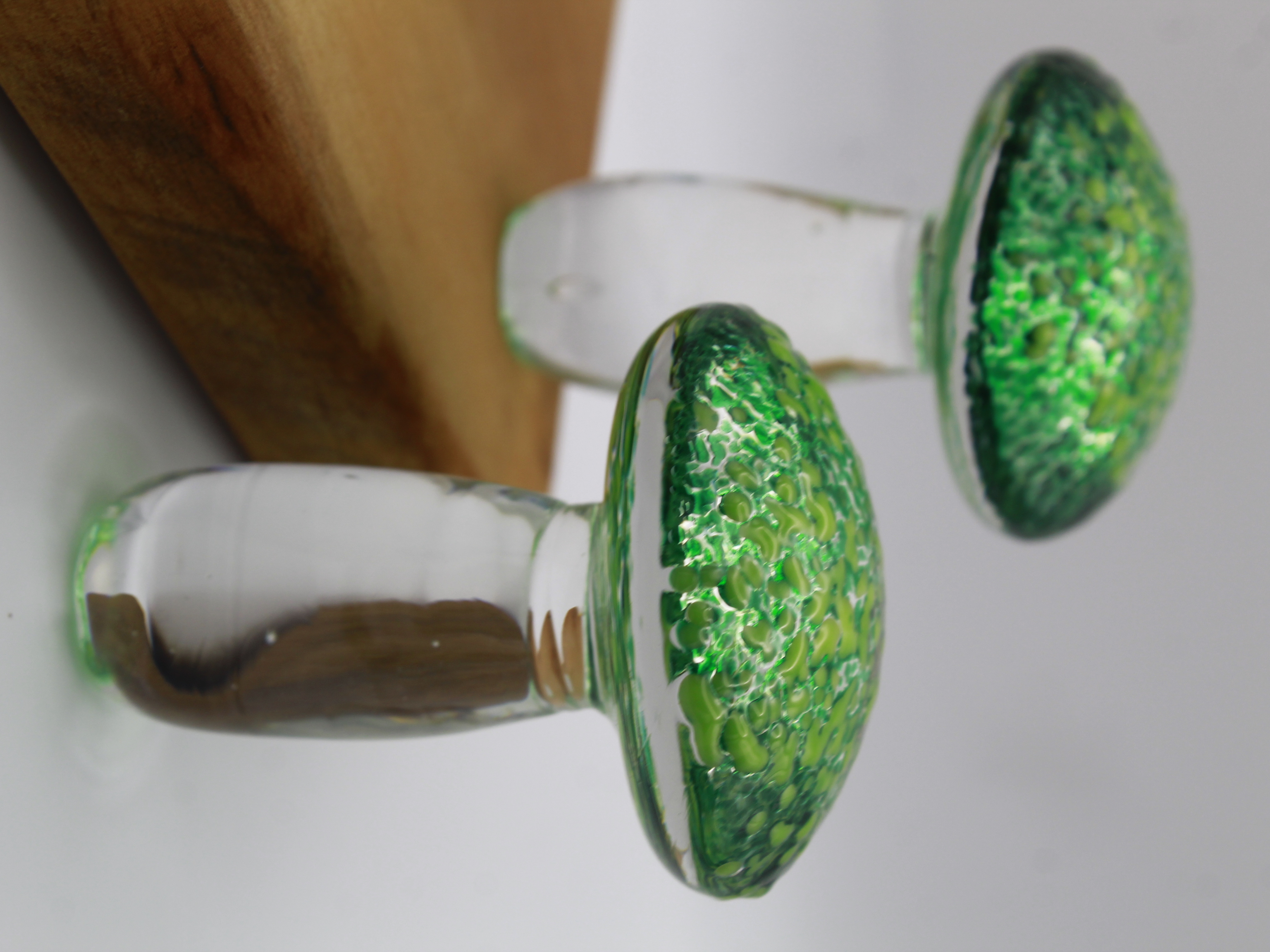 Green Glass Mushroom