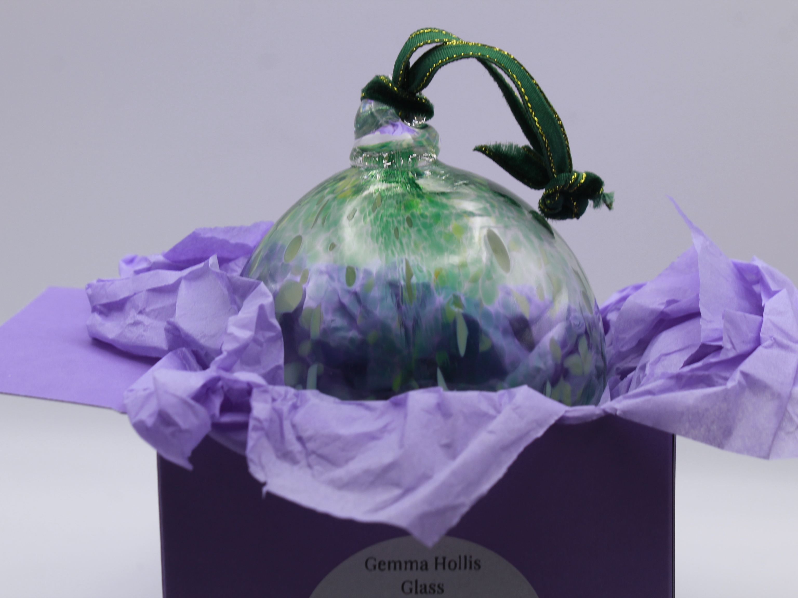 Green Glass Bauble