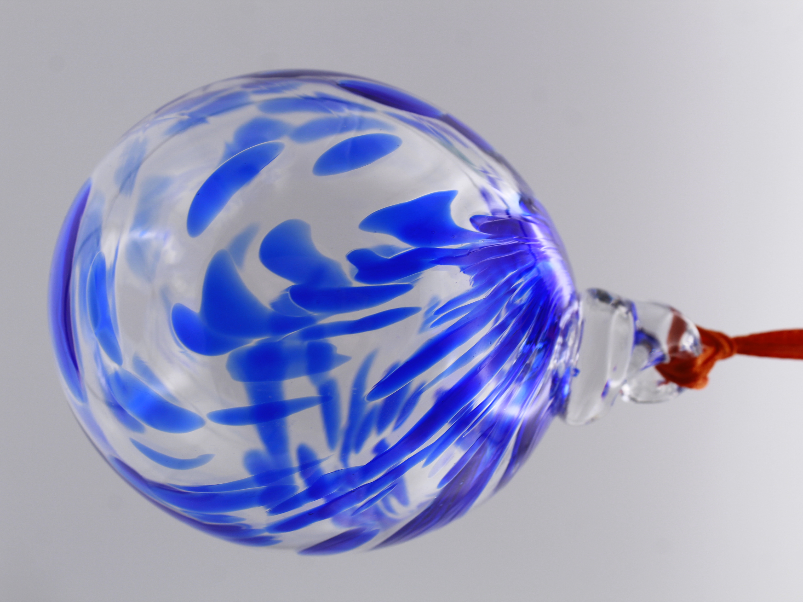 Cobalt Blue Glass Bauble