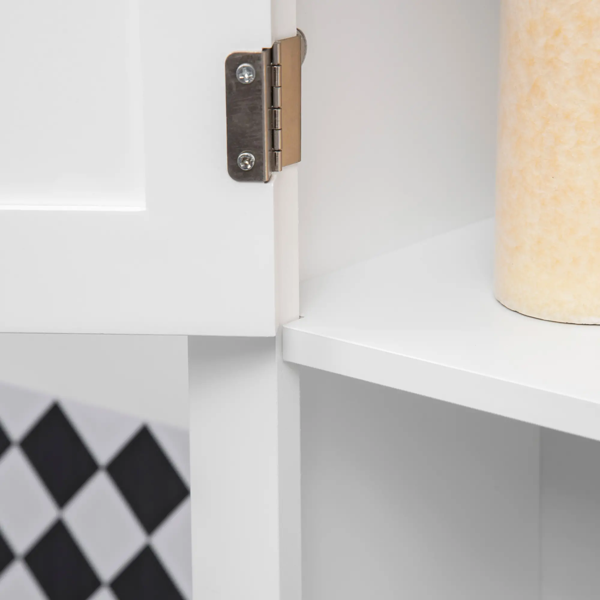 Over the Toilet Storage, Bathroom Cabinets Over Toilet, Cabinet Above Toilet with Doors and Shelves