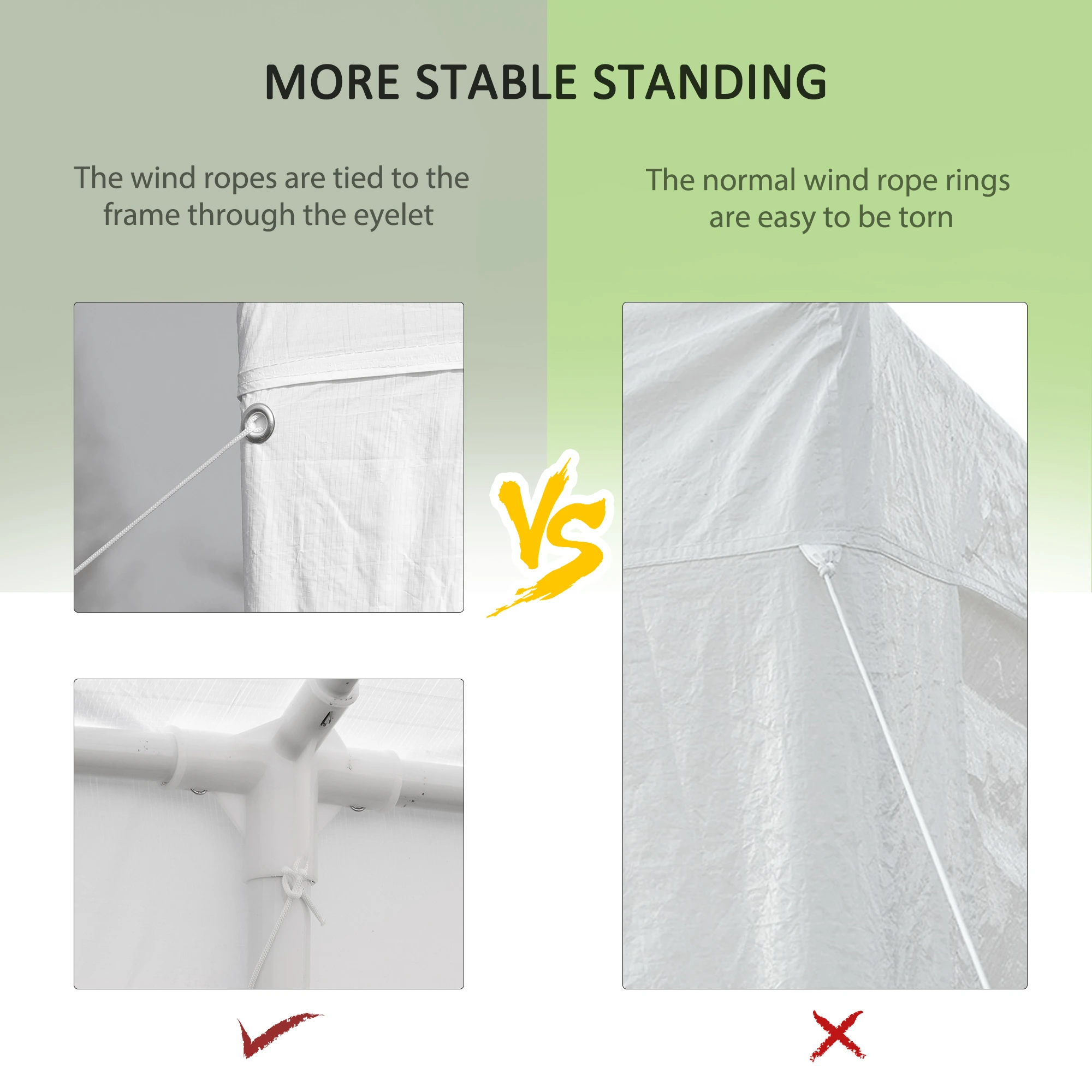 10' x 28' Party Gazebo Tent, Portable Folding Wedding Tent, Outdoor Sunshade with 8 Removable Sidewalls, White