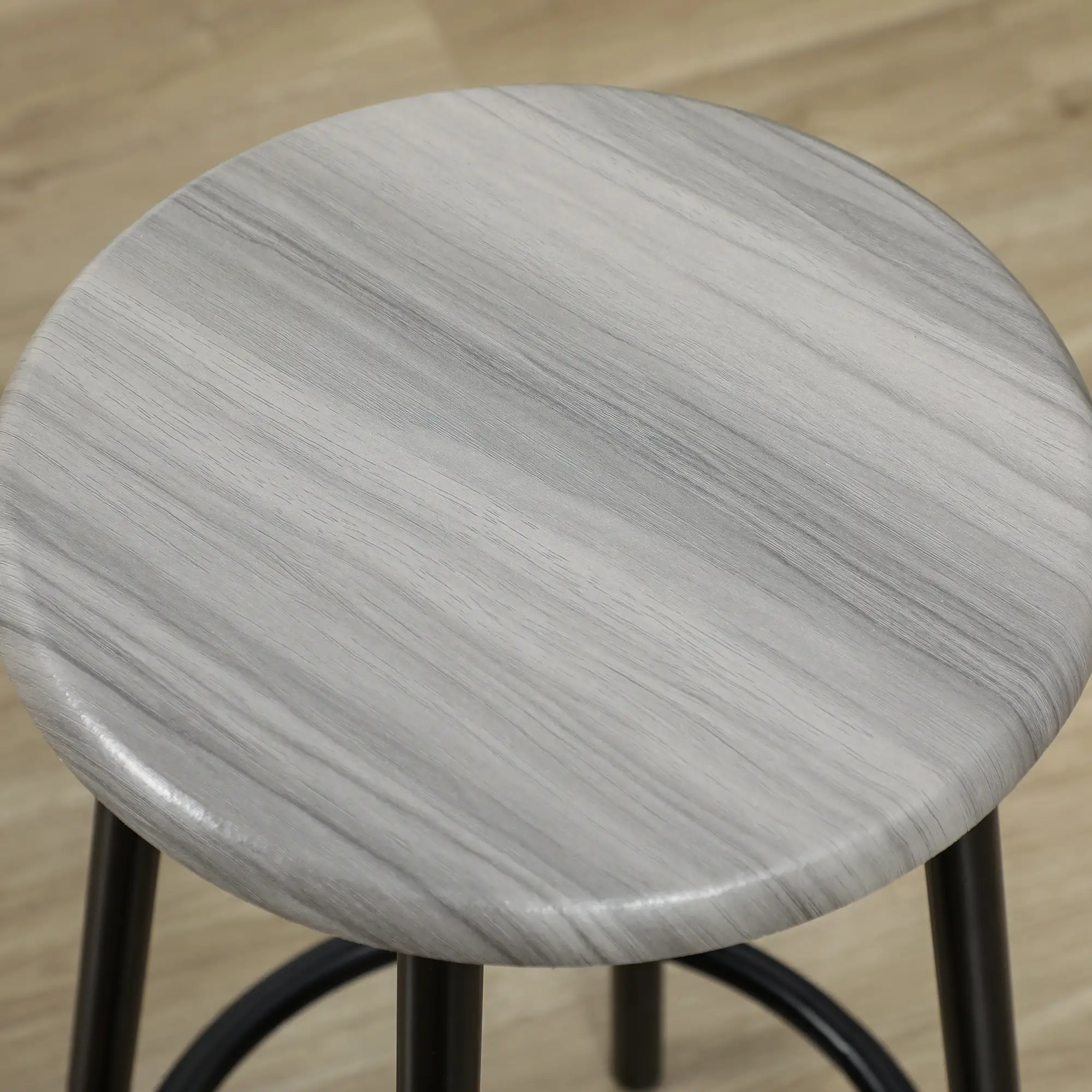 5-Piece Counter Height Bar Table and Chairs, Dining Table and Chairs Set for 4, Pub Table and Chairs