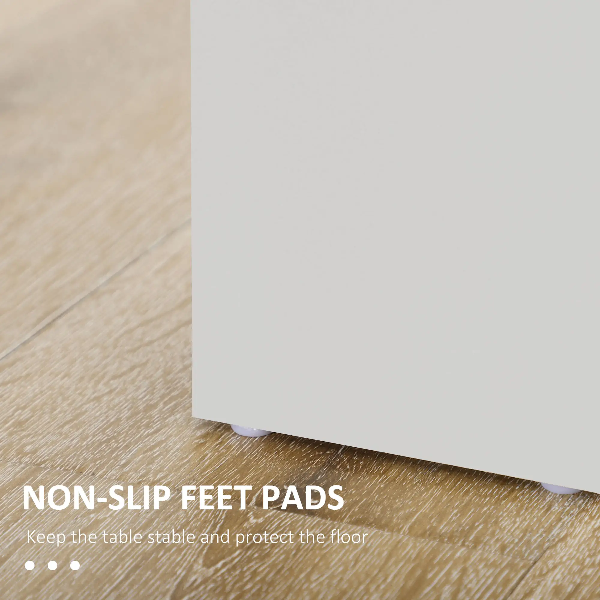  Kitchen Table for 4-6 People, Dining Table with Veneered Top 