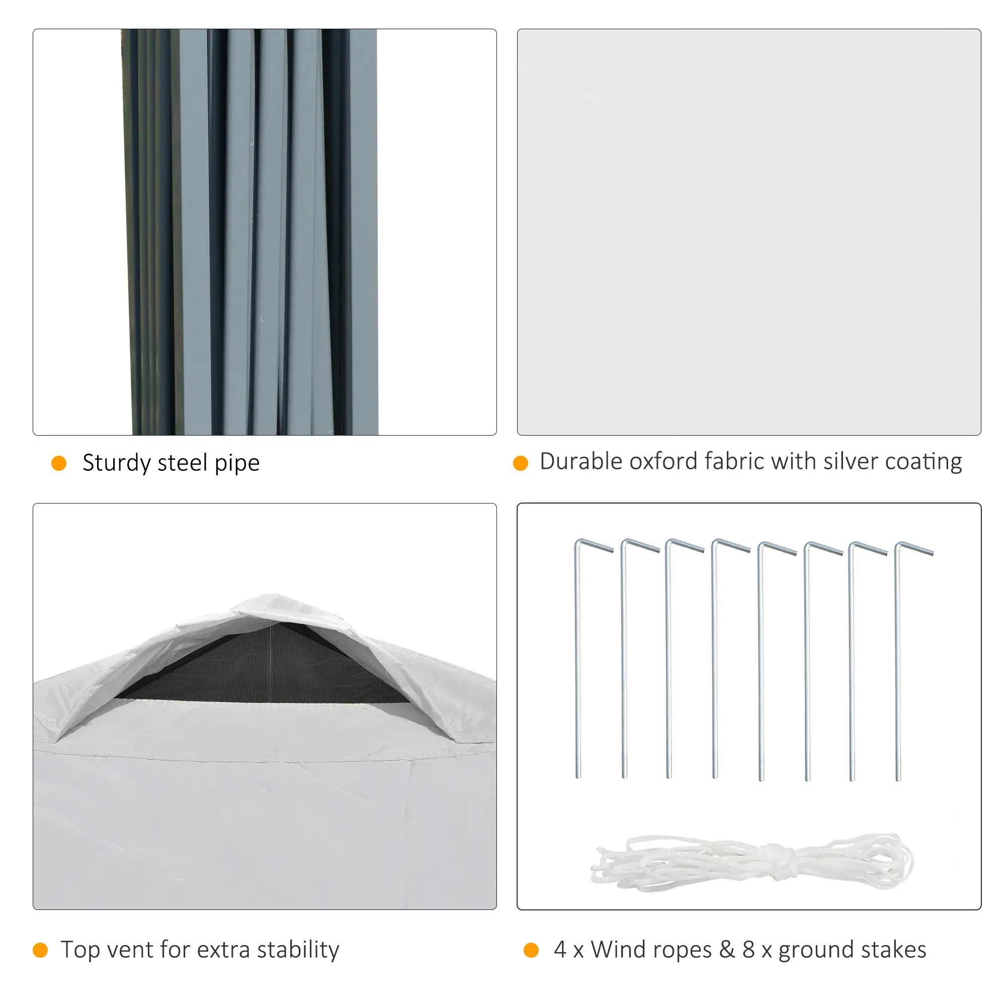 10' x 10' Pop Up Canopy Tent with Airy Top Vents and Wheeled Carry Bag for Outdoor