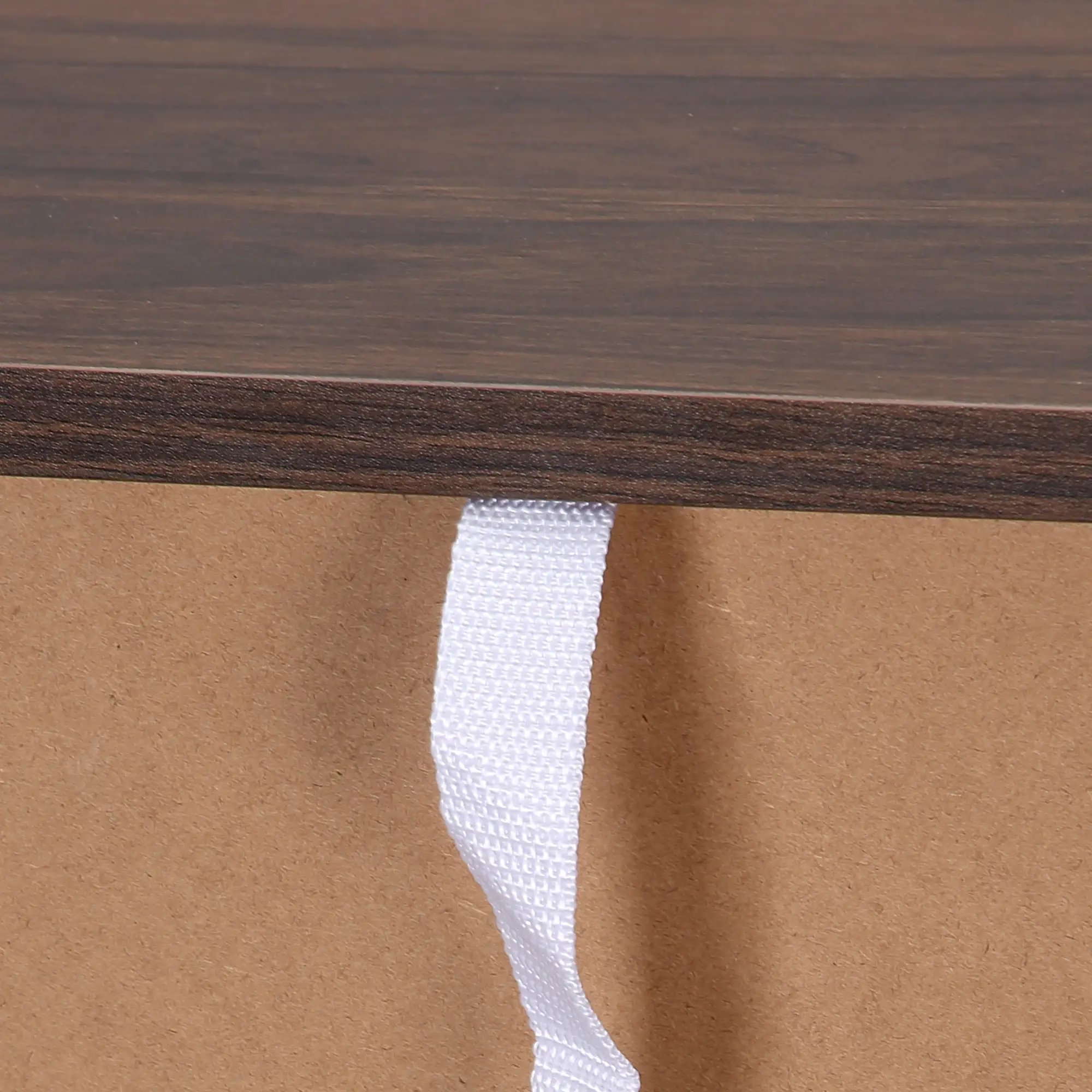 Wood Small Bookshelf 2 Tier Storage Rack Chest Unit