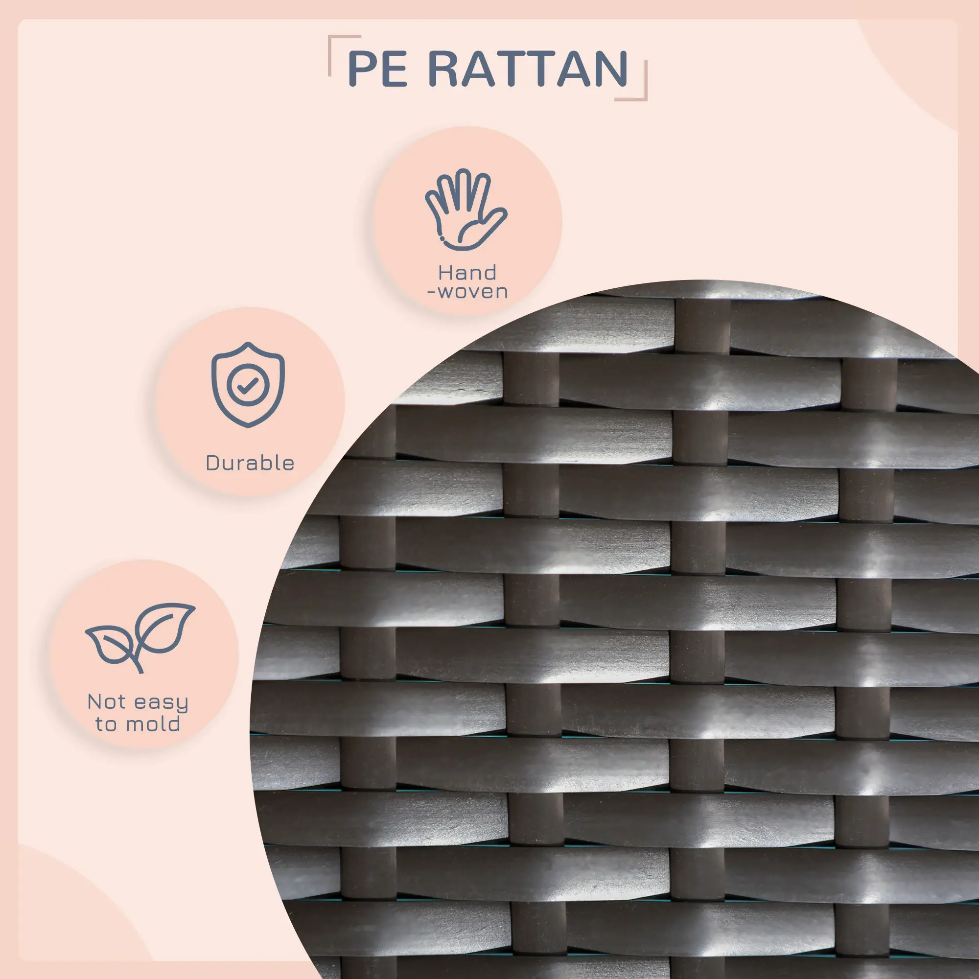 Dog House Wicker Dog Bed with Soft Cushion Washable Cover, for Medium Large Dogs Indoor Outdoor