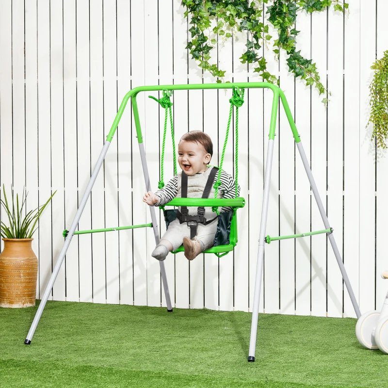  Swing for Infants/Toddlers with Safety Harness for 6-36 Months