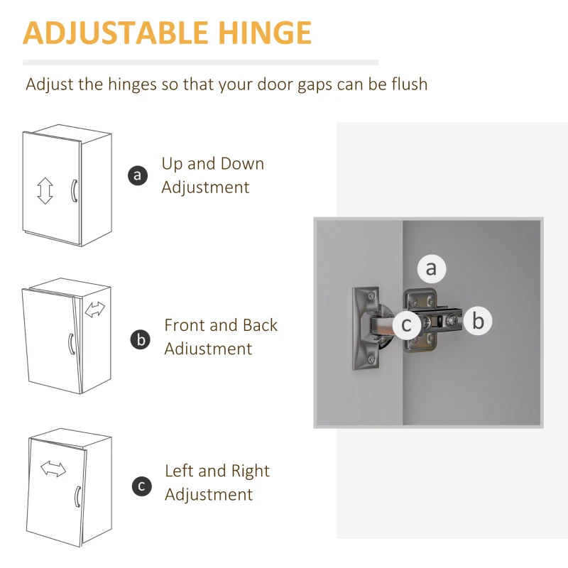 Mobile Filing Cabinet with 5 Drawers, Door and Adjustable Shelf, Rolling File Cabinet
