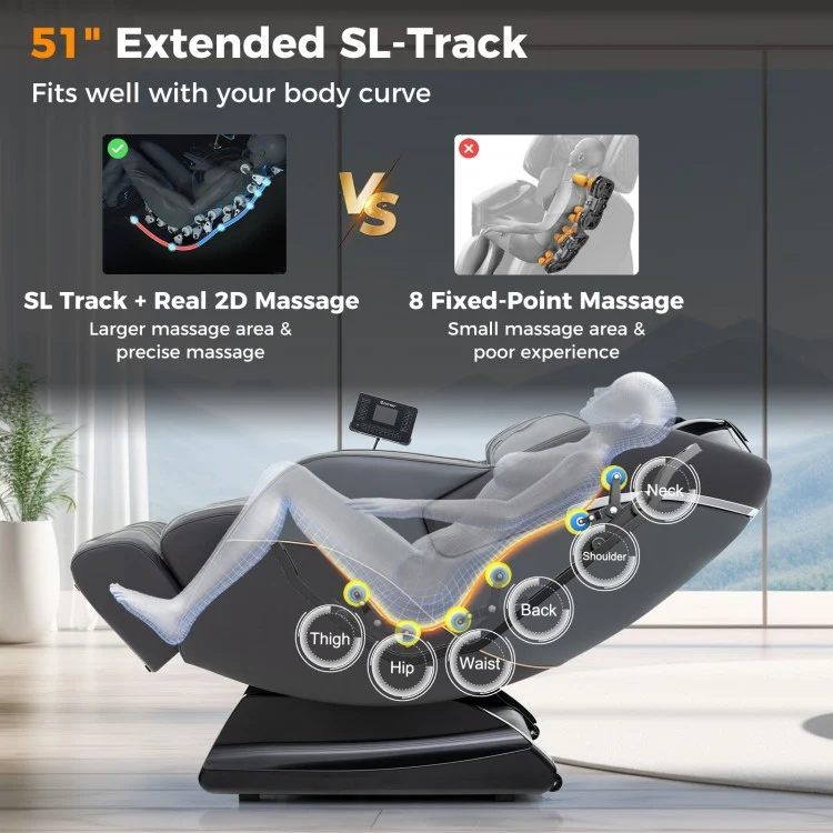 Full Body Massage Chair with Airbags and Heater