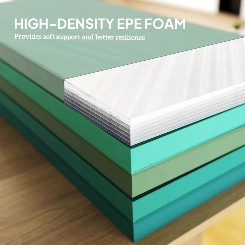 6ft Folding Gymnastics Mat, Thick Exercise Mat with Carry Handles for Yoga Aerobics Fitness Training