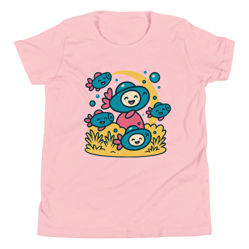 Cute Cartoon Fish Kids' T-Shirt
