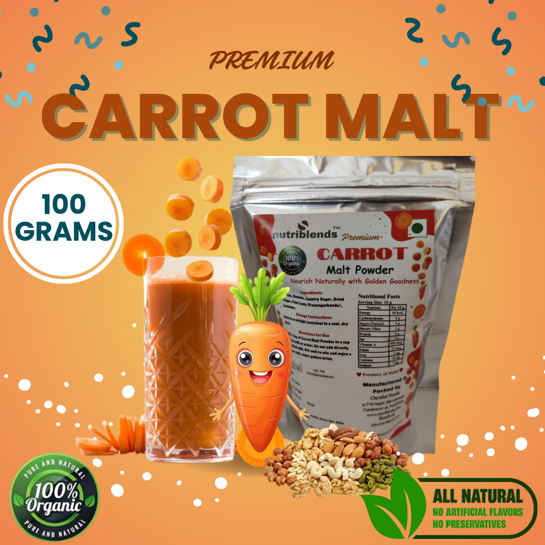 Combo Pack of 4 - ABC, Beet & Pom, Red Banana, Carrot Malt Powder