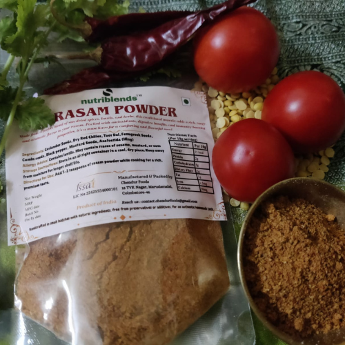 Combo Pack of 4 - Sambar Powder, Rasam Powder, Kootu Powder, VathaKuzhambu Powder