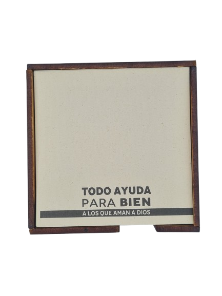 Block de Hoja en caja de madera