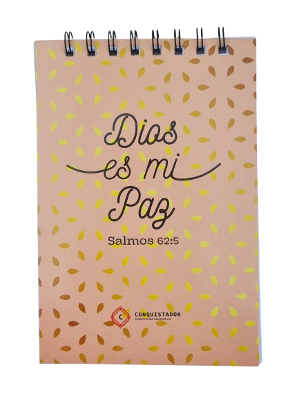 Anotador Grande T/Flexible Dios es mi Paz