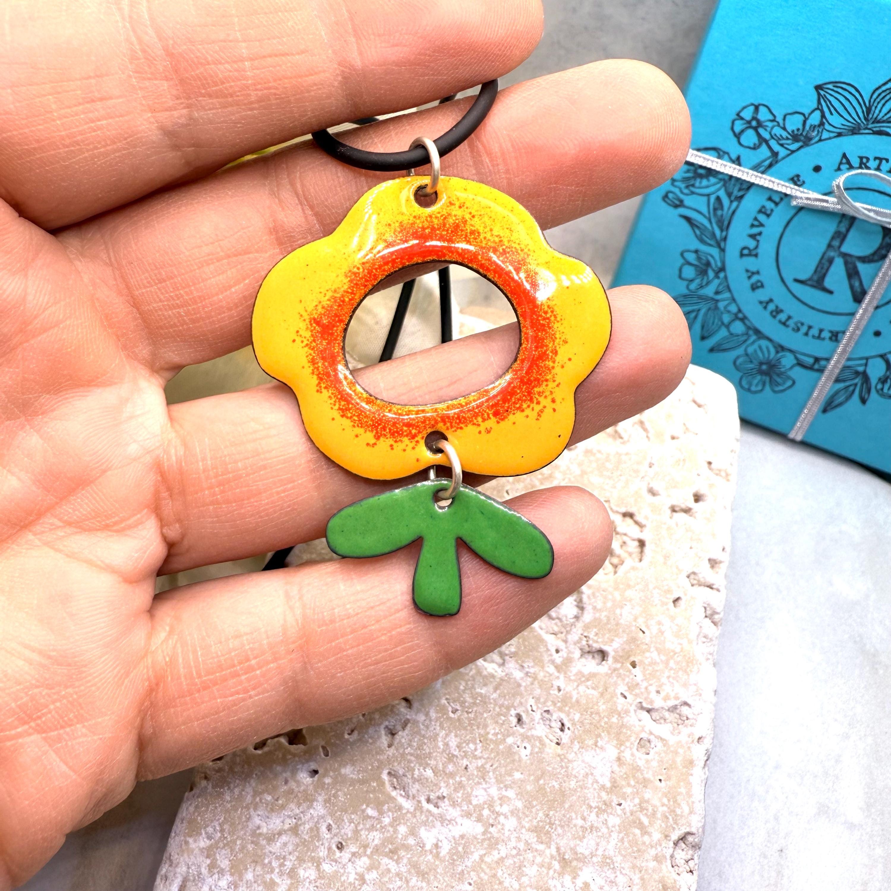 Yellow Flower Necklace