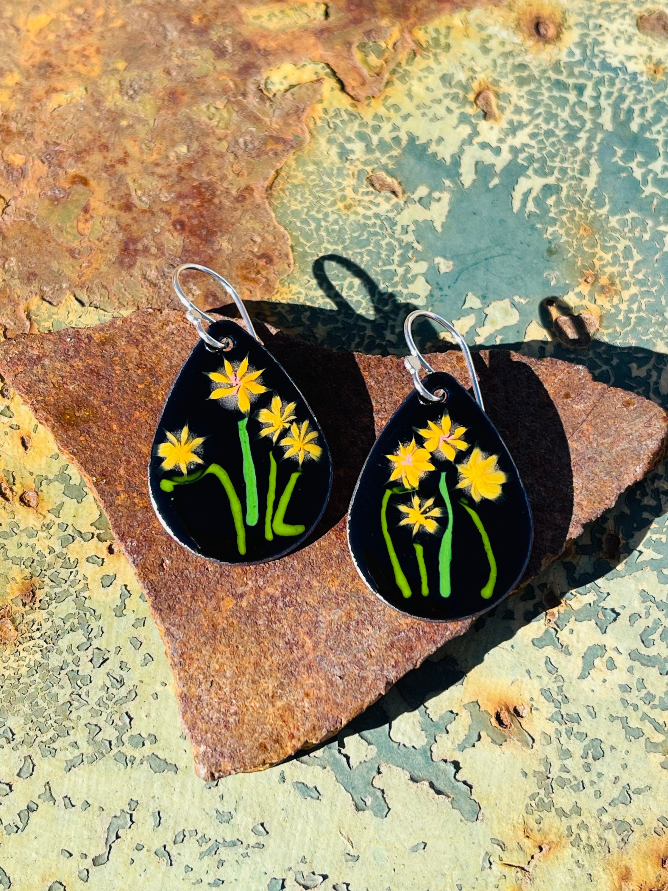 Midnight Blooms, Earrings