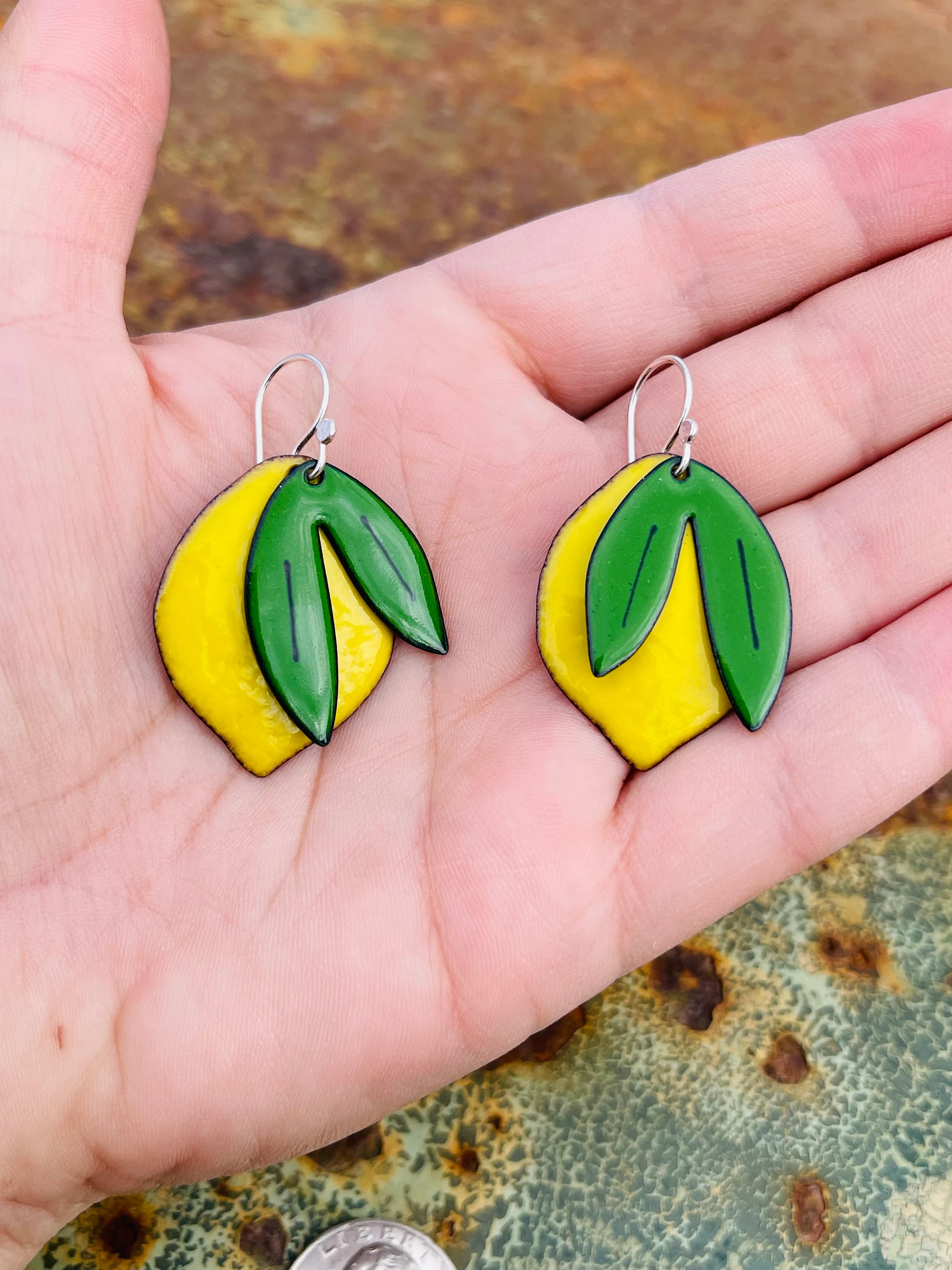 Lemon Earrings