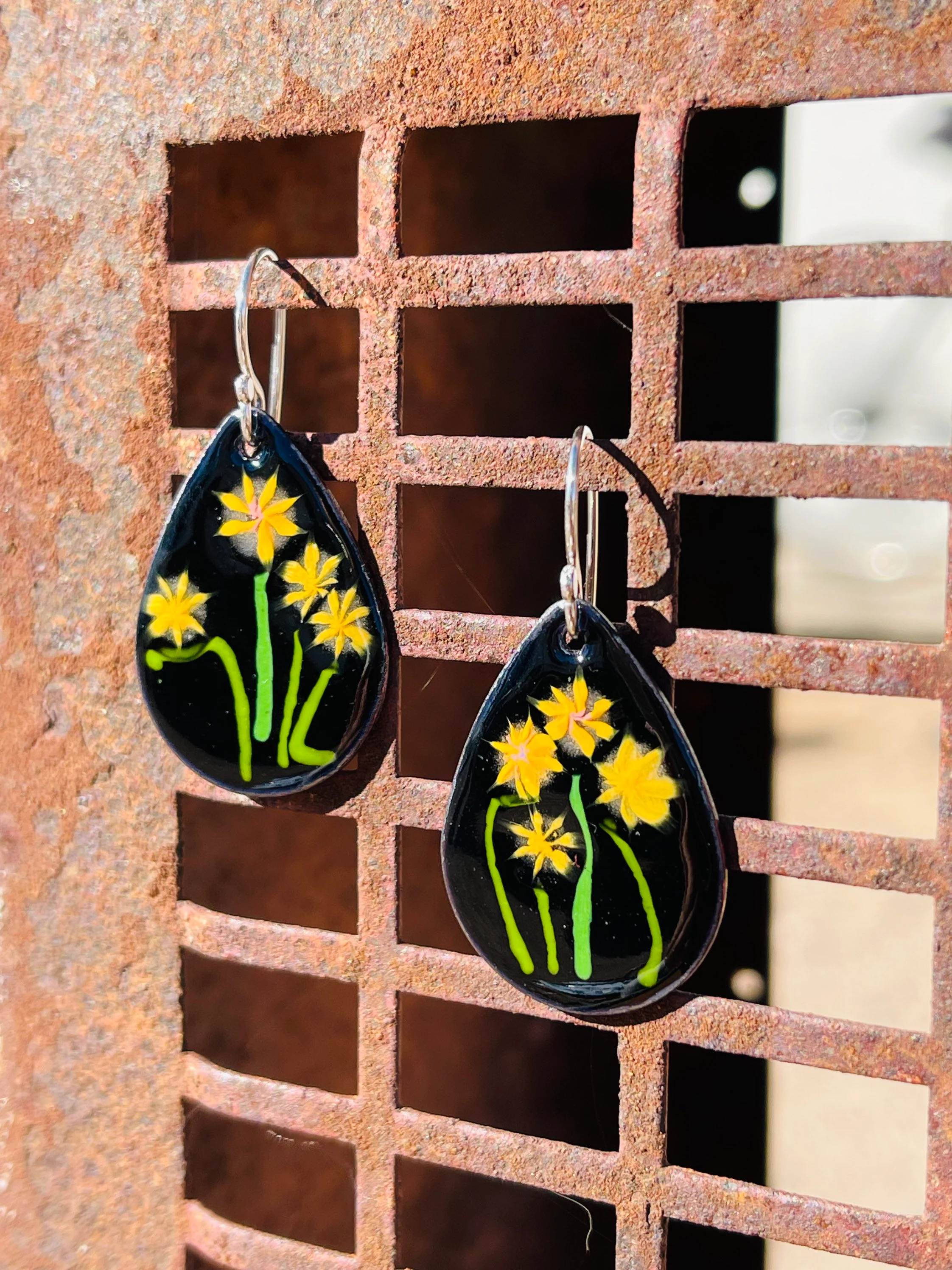Midnight Blooms, Earrings