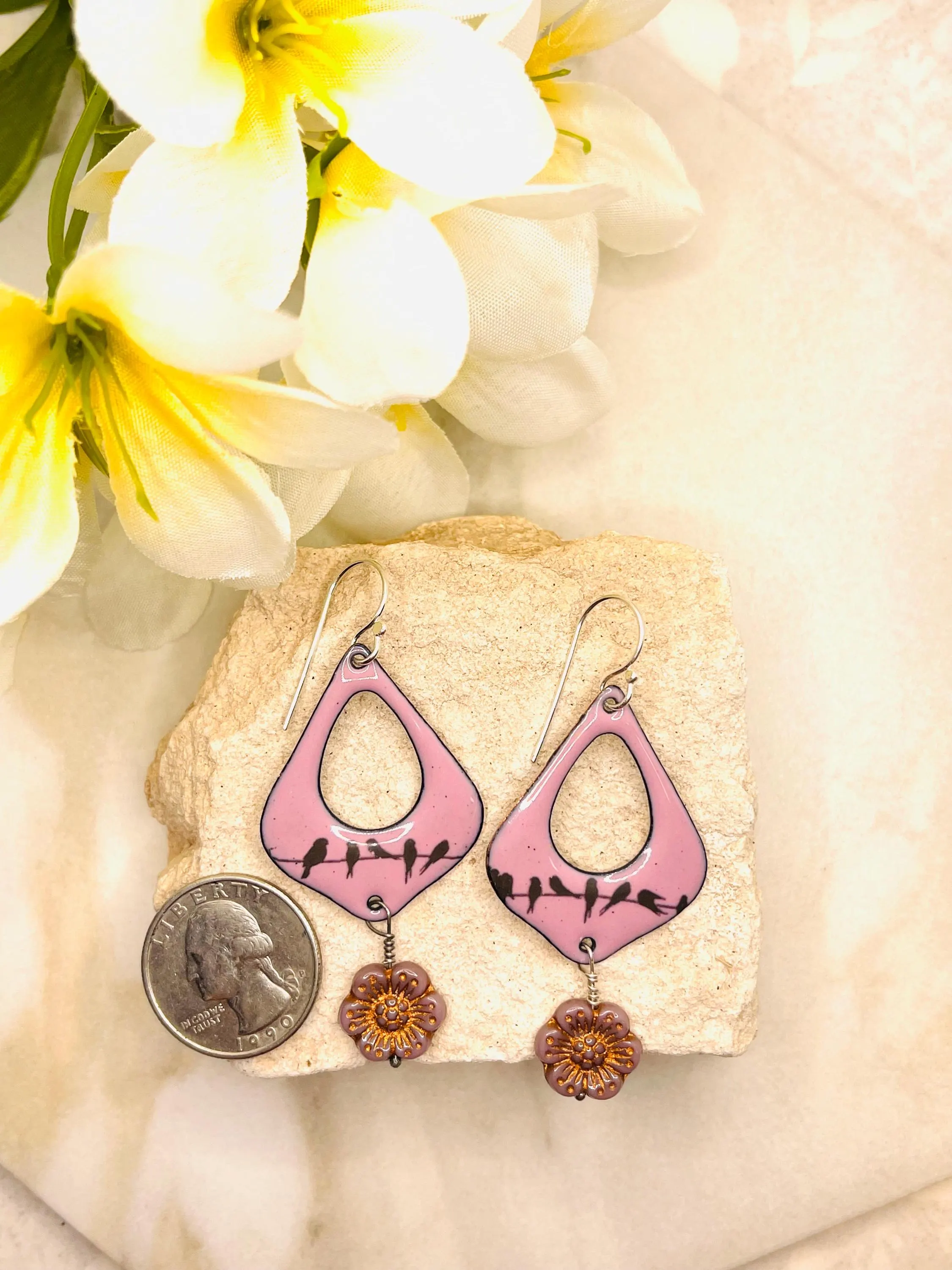 Birds on a Wire, Earrings