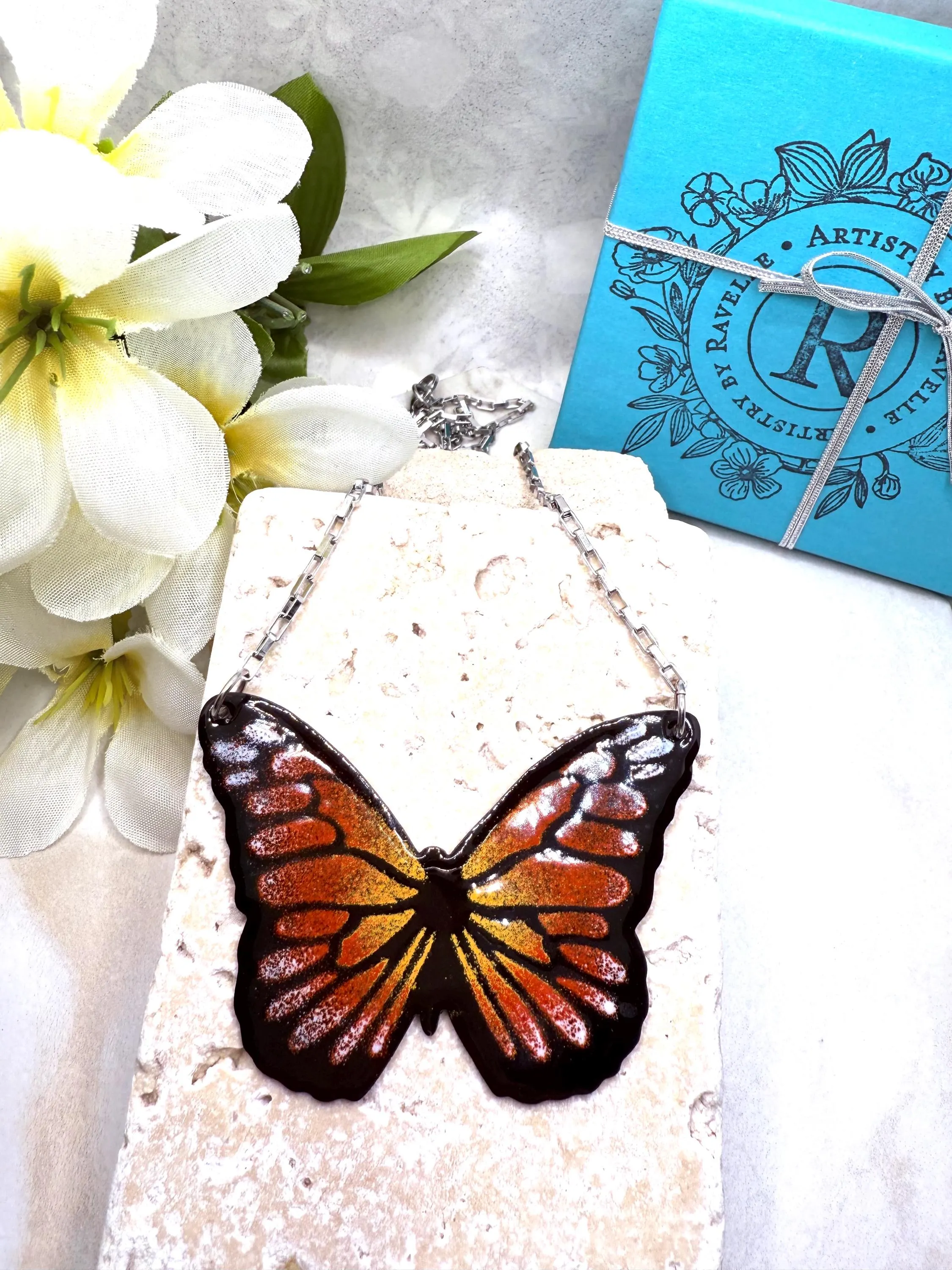 Monarch Butterfly Necklace