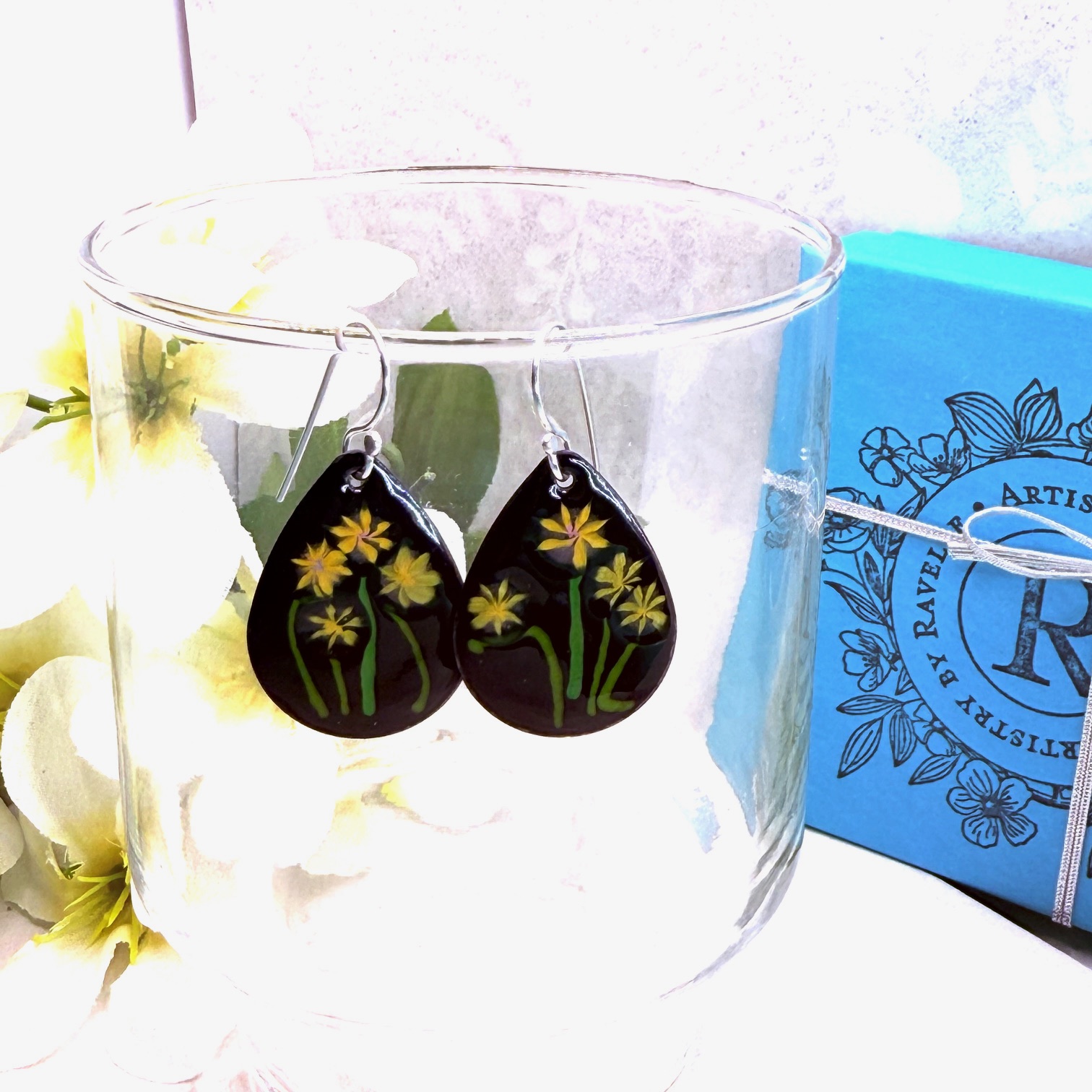 Midnight Blooms, Earrings