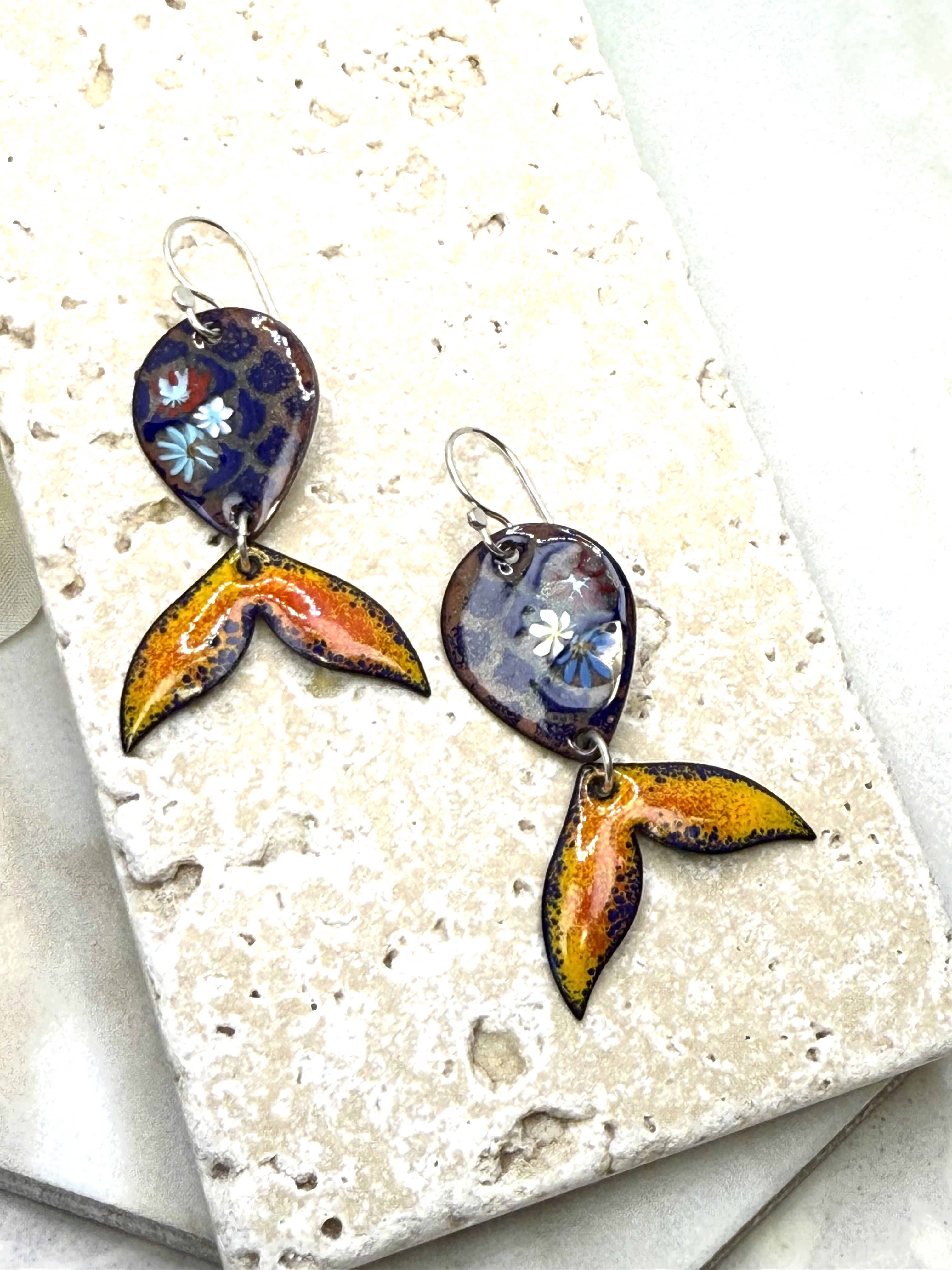 Mermaid Tails With Flowers