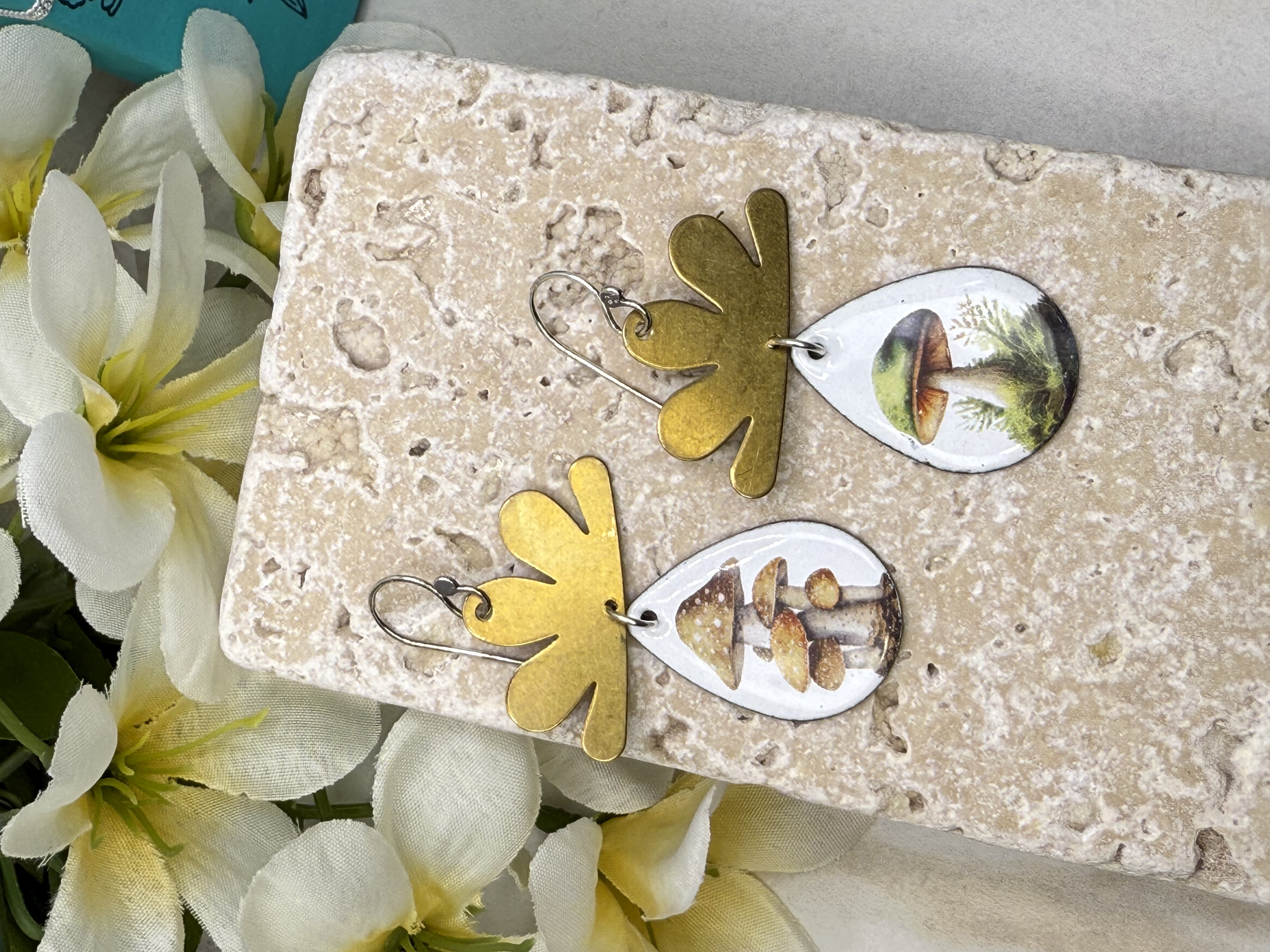 Mushroom Dangle Earrings
