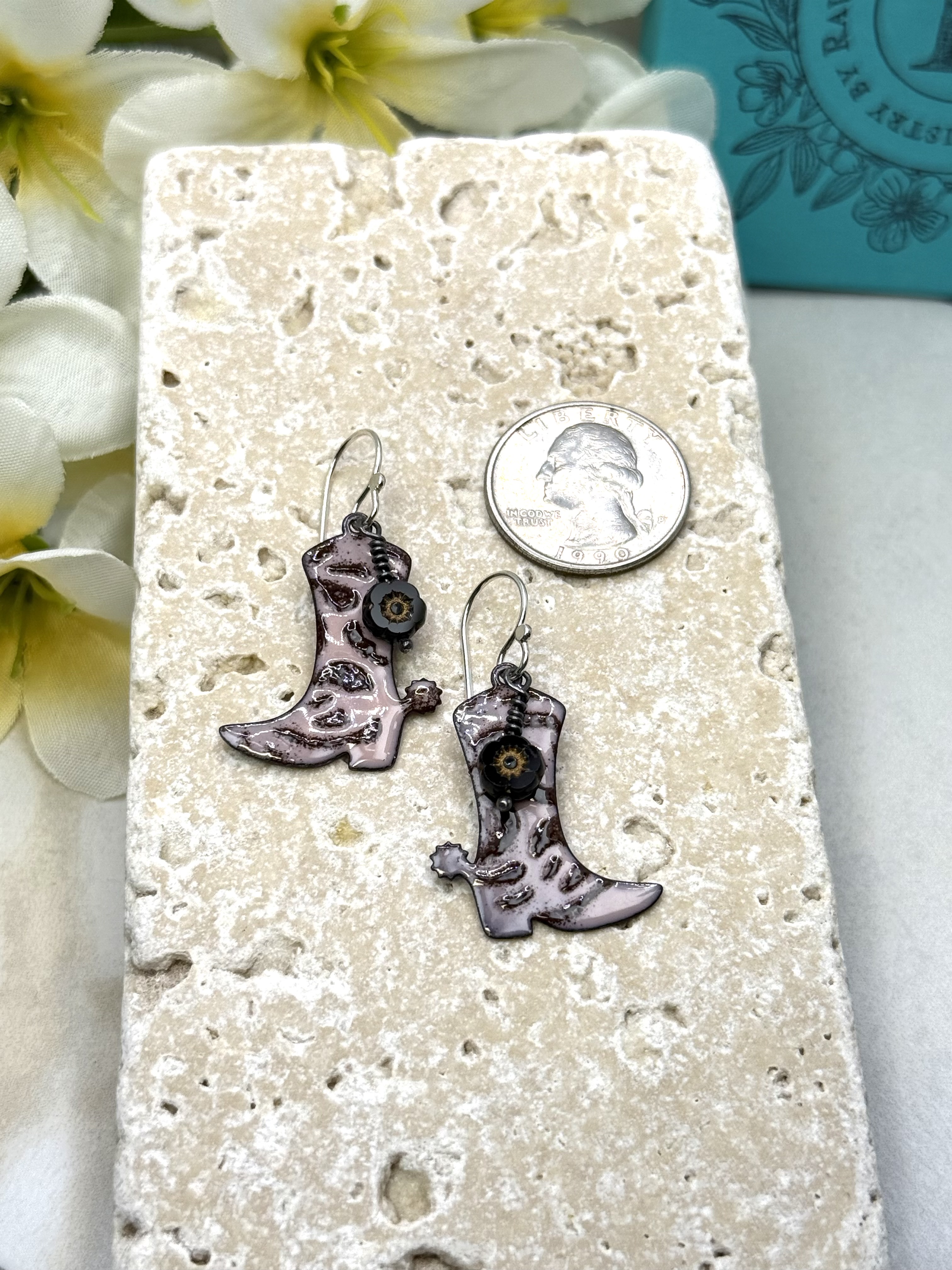 Cowgirl Boot Earrings