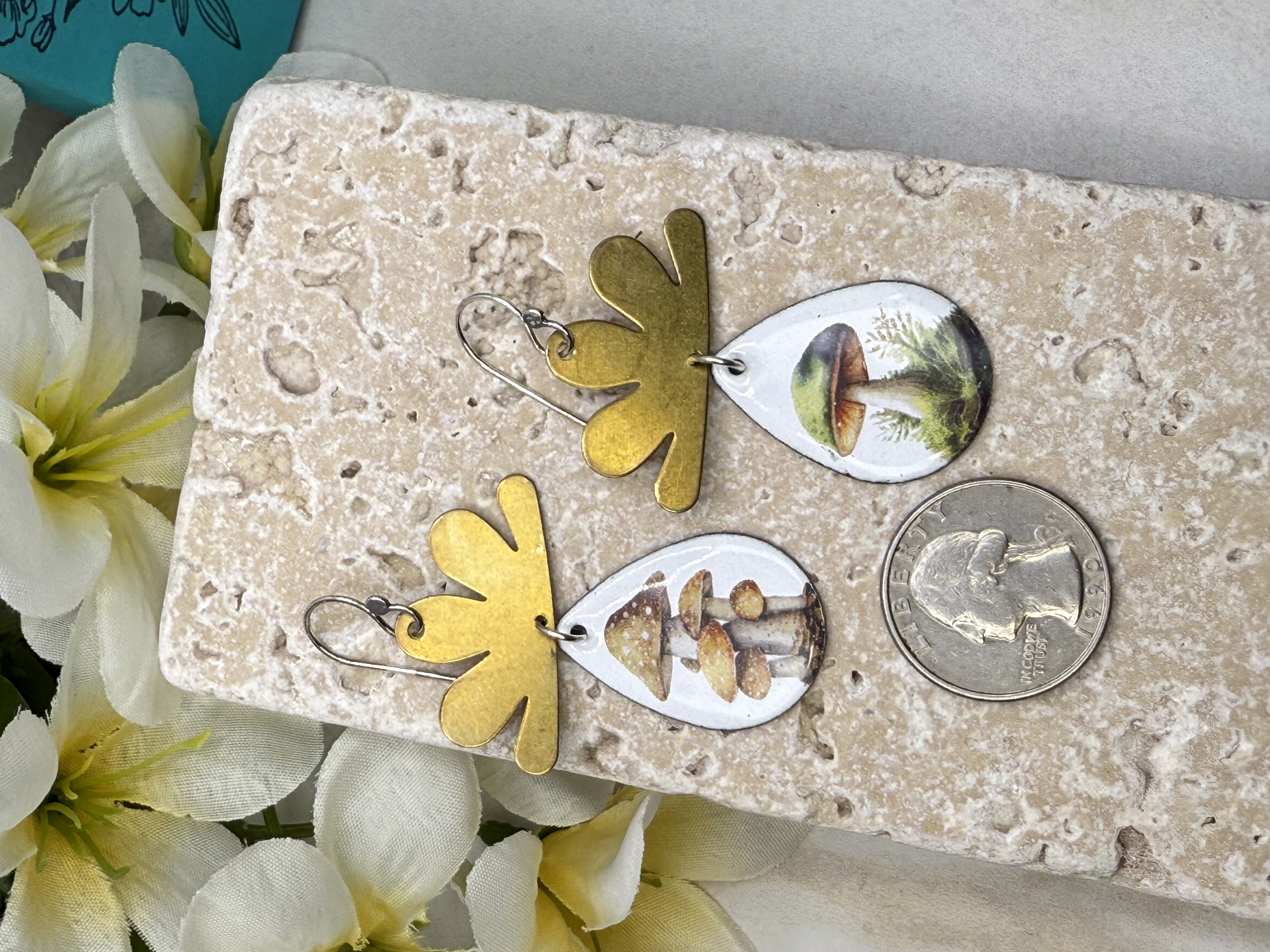 Mushroom Dangle Earrings